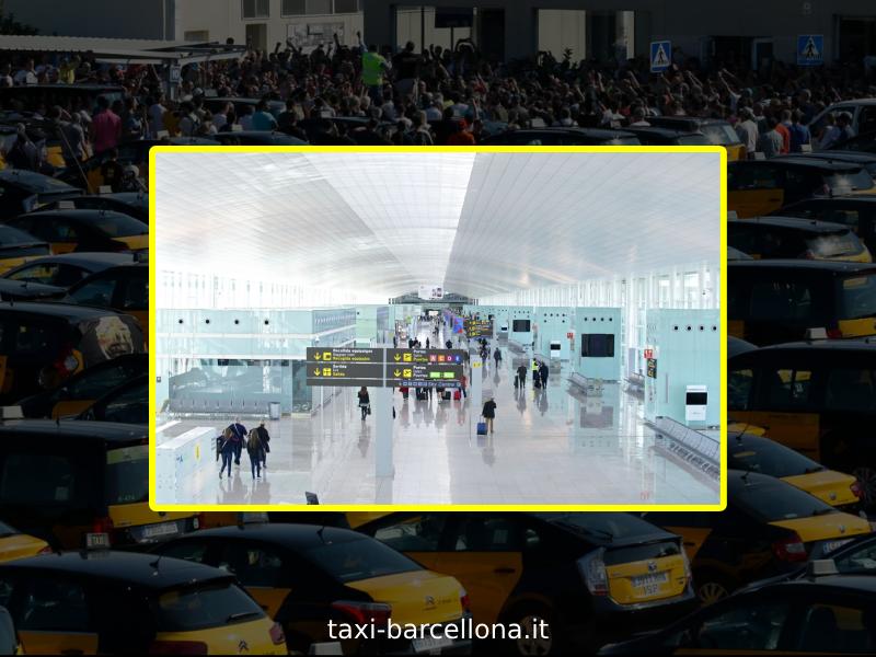 Taxi da Aeroporto di Barcellona a Centro